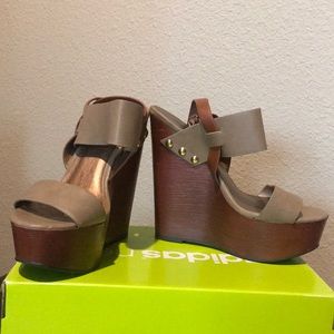 Brown Platform Heels